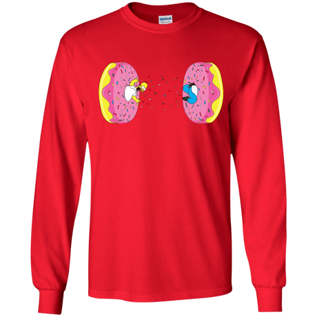 T-Shirts Red / YS Donut Portal Youth Long Sleeve T-Shirt
