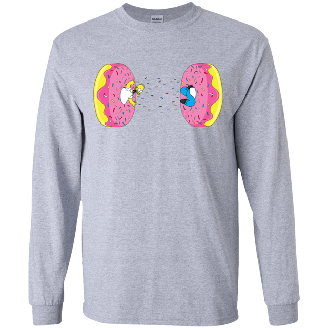 T-Shirts Sport Grey / YS Donut Portal Youth Long Sleeve T-Shirt