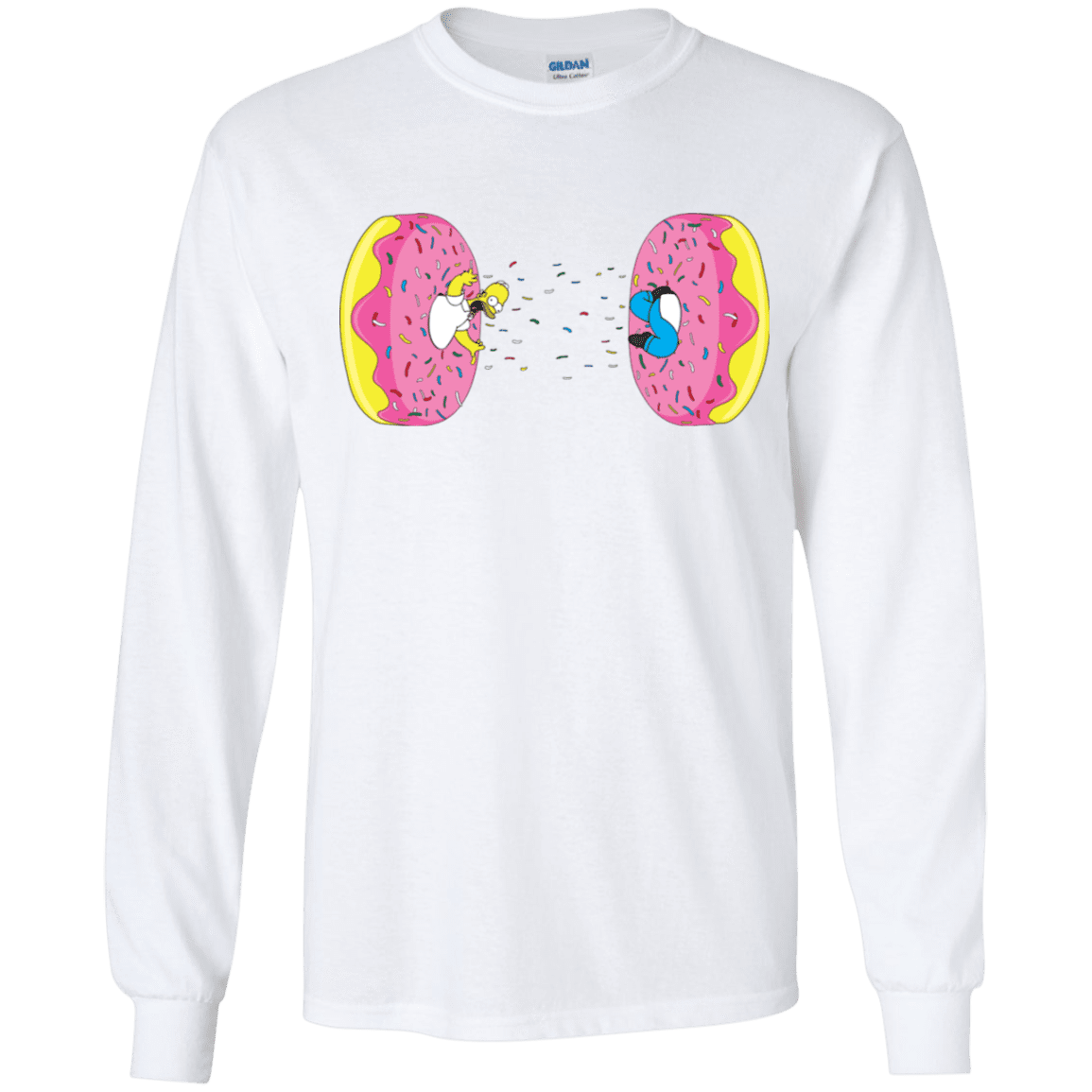 T-Shirts White / YS Donut Portal Youth Long Sleeve T-Shirt