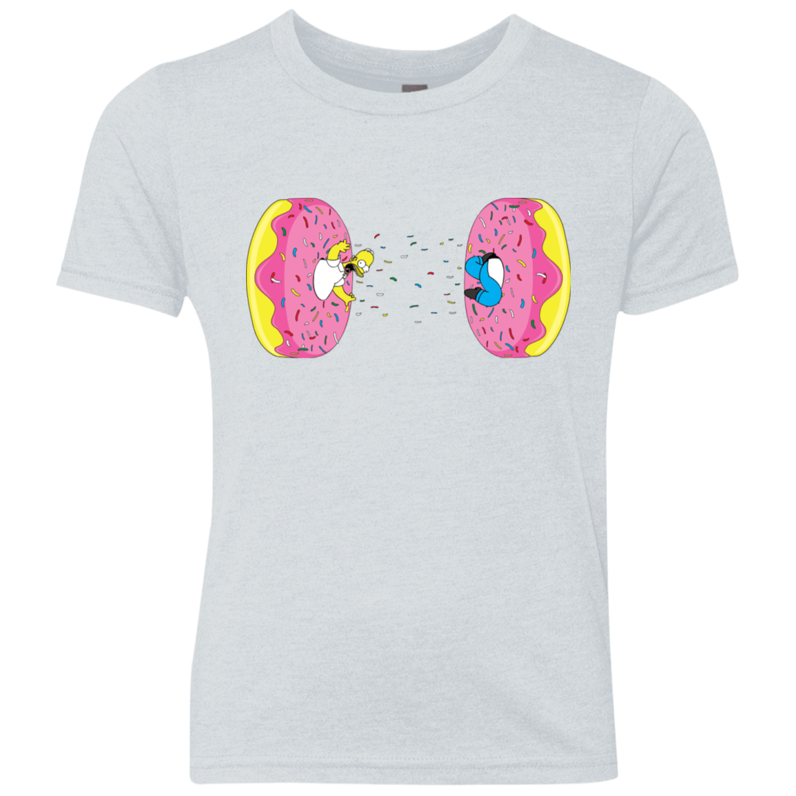 T-Shirts Heather White / YXS Donut Portal Youth Triblend T-Shirt