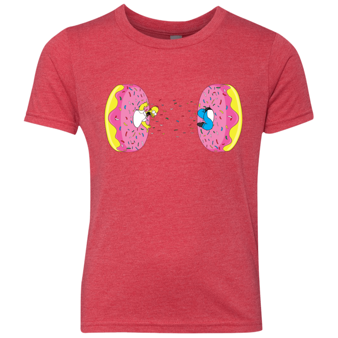 T-Shirts Vintage Red / YXS Donut Portal Youth Triblend T-Shirt