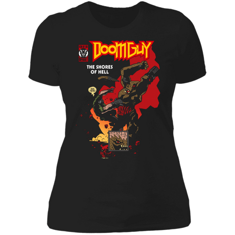 T-Shirts Black / X-Small Doom Guy Women's Premium T-Shirt
