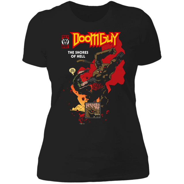 T-Shirts Black / X-Small Doom Guy Women's Premium T-Shirt