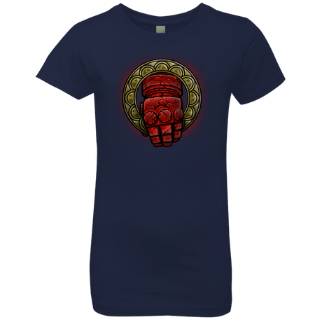T-Shirts Midnight Navy / YXS Doom Hand of the King Girls Premium T-Shirt