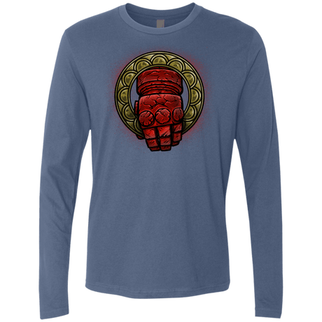 T-Shirts Indigo / Small Doom Hand of the King Men's Premium Long Sleeve