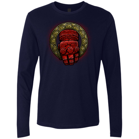 T-Shirts Midnight Navy / Small Doom Hand of the King Men's Premium Long Sleeve