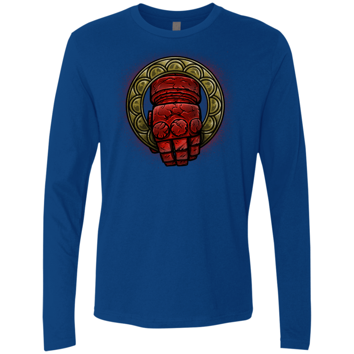 T-Shirts Royal / Small Doom Hand of the King Men's Premium Long Sleeve