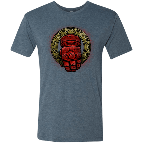 T-Shirts Indigo / Small Doom Hand of the King Men's Triblend T-Shirt