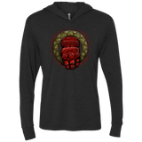 T-Shirts Vintage Black / X-Small Doom Hand of the King Triblend Long Sleeve Hoodie Tee