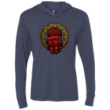 T-Shirts Vintage Navy / X-Small Doom Hand of the King Triblend Long Sleeve Hoodie Tee