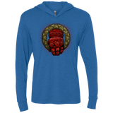 T-Shirts Vintage Royal / X-Small Doom Hand of the King Triblend Long Sleeve Hoodie Tee