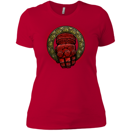 T-Shirts Red / X-Small Doom Hand of the King Women's Premium T-Shirt