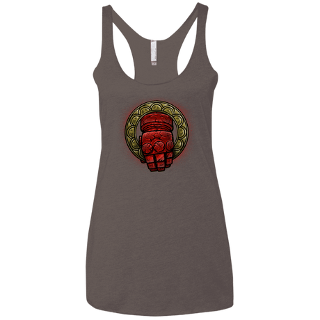 T-Shirts Macchiato / X-Small Doom Hand of the King Women's Triblend Racerback Tank