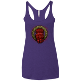 T-Shirts Purple / X-Small Doom Hand of the King Women's Triblend Racerback Tank