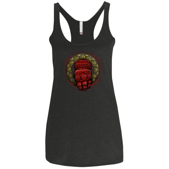 T-Shirts Vintage Black / X-Small Doom Hand of the King Women's Triblend Racerback Tank