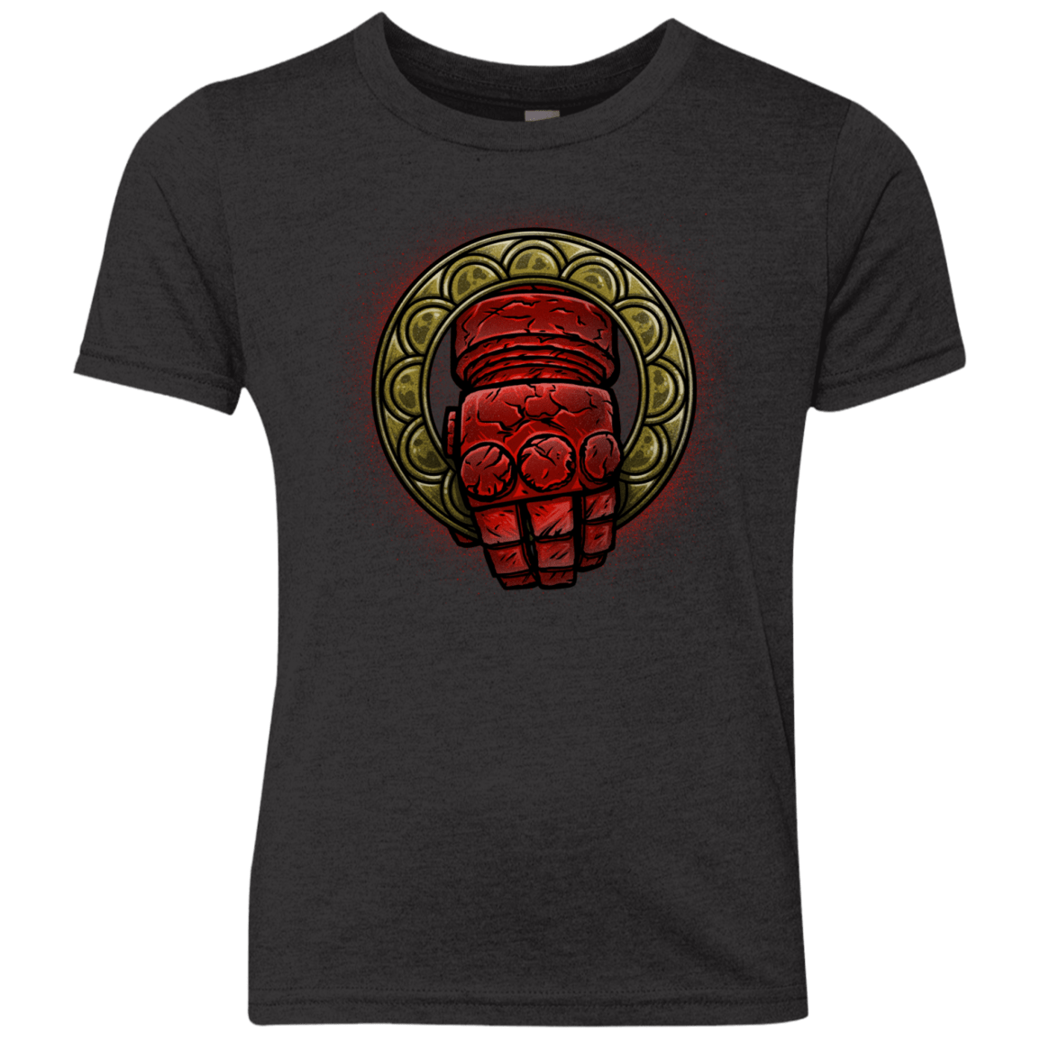 T-Shirts Vintage Black / YXS Doom Hand of the King Youth Triblend T-Shirt