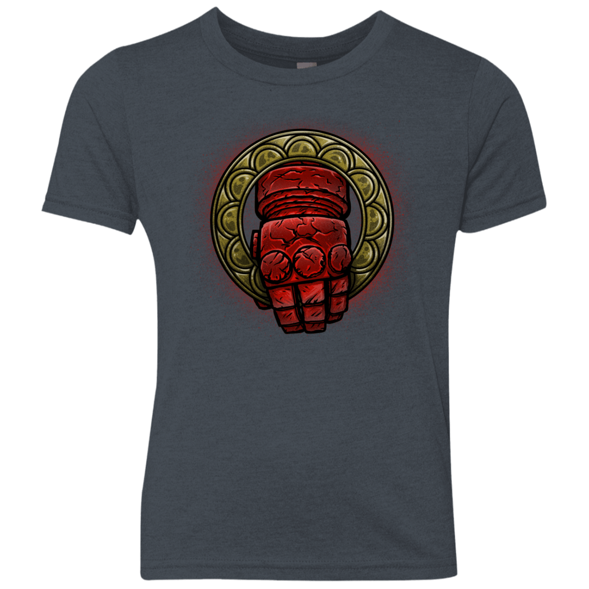 T-Shirts Vintage Navy / YXS Doom Hand of the King Youth Triblend T-Shirt