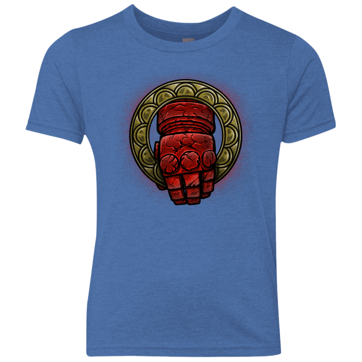 T-Shirts Vintage Royal / YXS Doom Hand of the King Youth Triblend T-Shirt