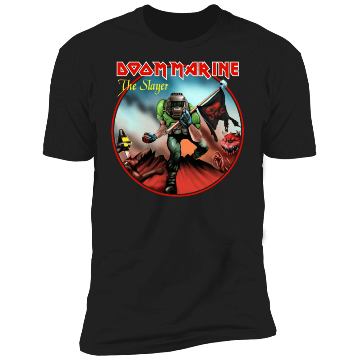 T-Shirts Black / S Doom Marine Men's Premium T-Shirt