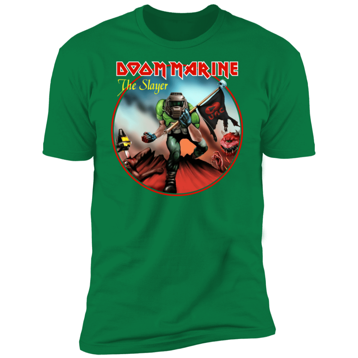 T-Shirts Kelly Green / S Doom Marine Men's Premium T-Shirt