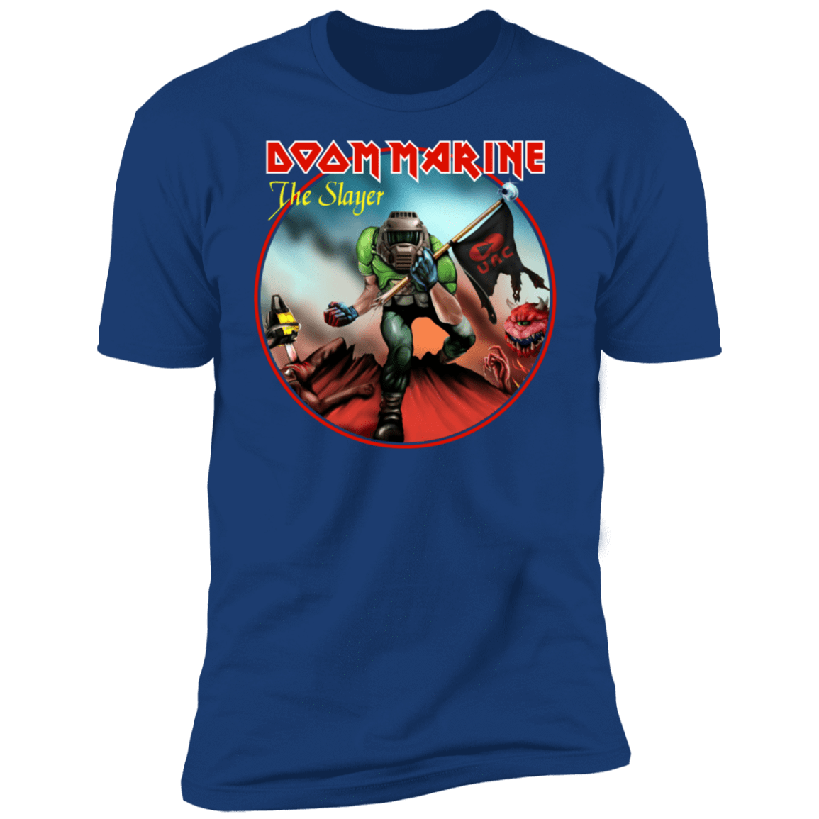 T-Shirts Royal / S Doom Marine Men's Premium T-Shirt