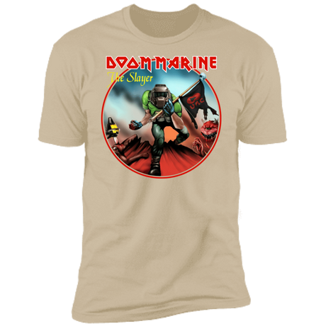 T-Shirts Sand / S Doom Marine Men's Premium T-Shirt