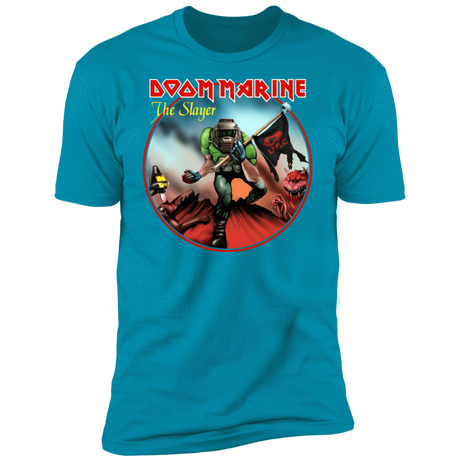 T-Shirts Turquoise / S Doom Marine Men's Premium T-Shirt