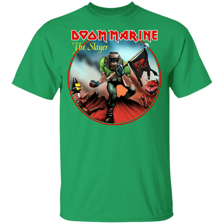 T-Shirts Irish Green / YXS Doom Marine Youth T-Shirt