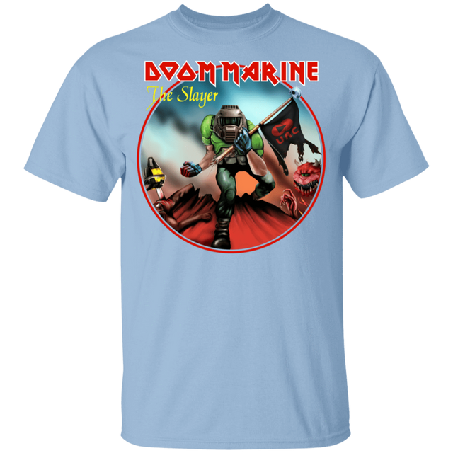 T-Shirts Light Blue / YXS Doom Marine Youth T-Shirt