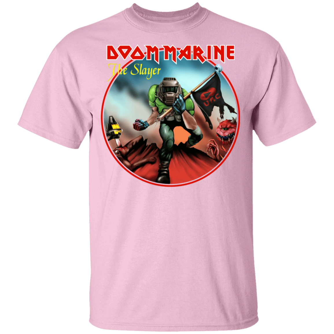 T-Shirts Light Pink / YXS Doom Marine Youth T-Shirt