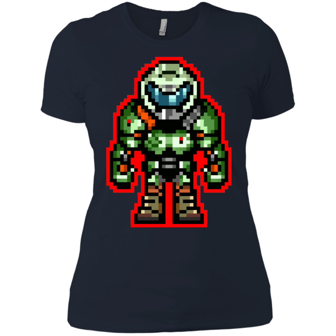 T-Shirts Midnight Navy / X-Small Doom Praetor Women's Premium T-Shirt