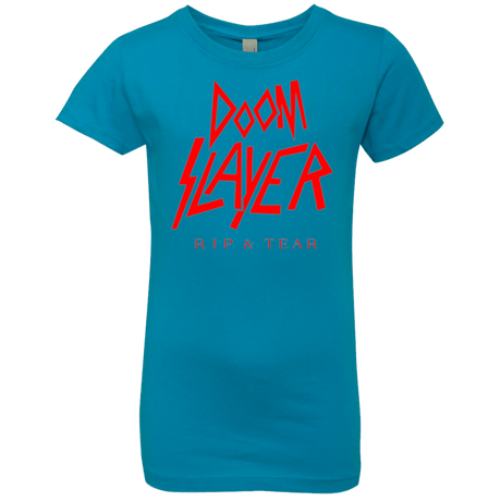T-Shirts Turquoise / YXS Doom Slayer Girls Premium T-Shirt