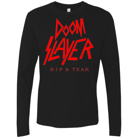 T-Shirts Black / Small Doom Slayer Men's Premium Long Sleeve