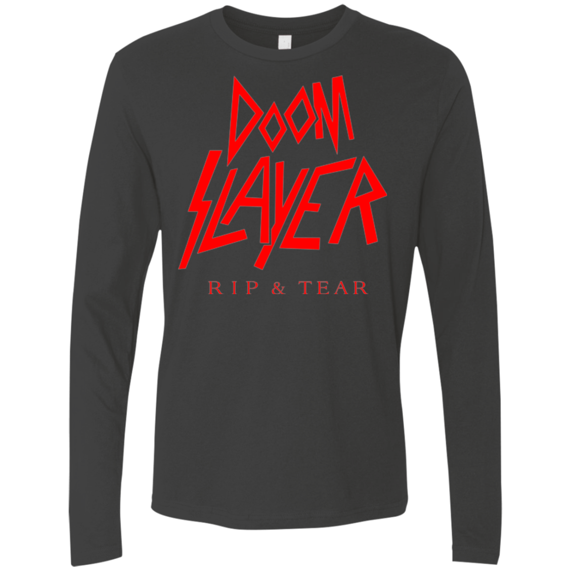 T-Shirts Heavy Metal / Small Doom Slayer Men's Premium Long Sleeve