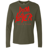 T-Shirts Military Green / Small Doom Slayer Men's Premium Long Sleeve