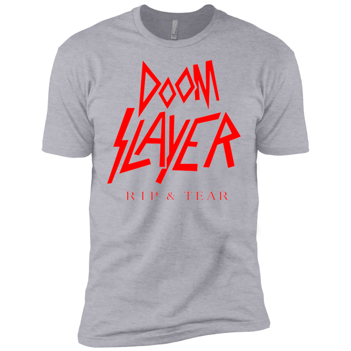 T-Shirts Heather Grey / X-Small Doom Slayer Men's Premium T-Shirt