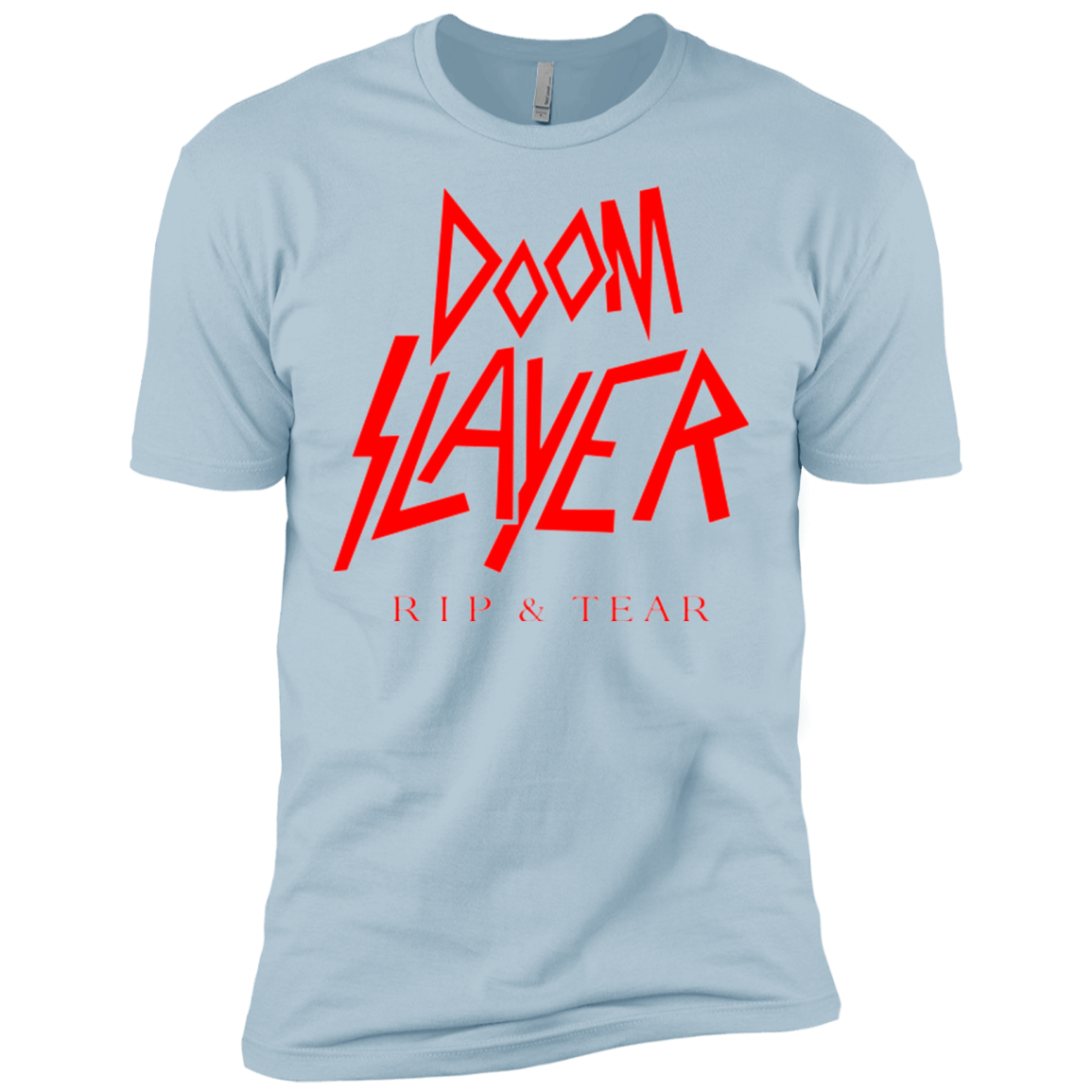 T-Shirts Light Blue / X-Small Doom Slayer Men's Premium T-Shirt