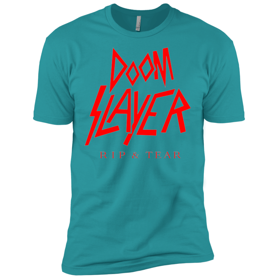 T-Shirts Tahiti Blue / X-Small Doom Slayer Men's Premium T-Shirt