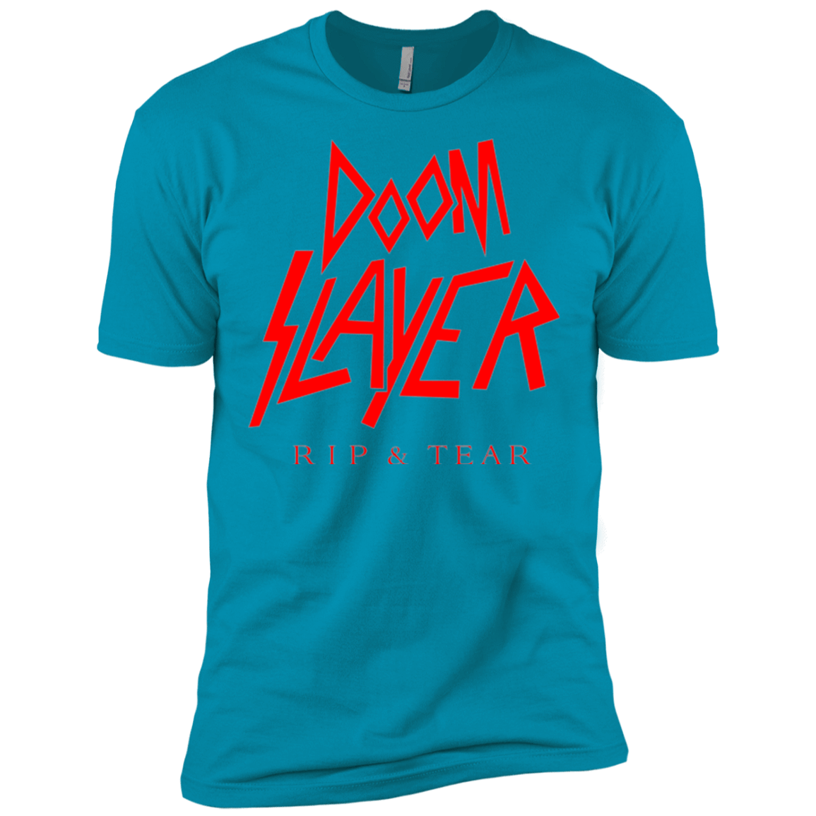 T-Shirts Turquoise / X-Small Doom Slayer Men's Premium T-Shirt