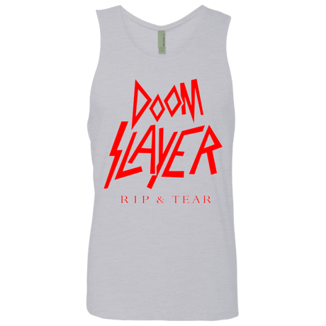 T-Shirts Heather Grey / Small Doom Slayer Men's Premium Tank Top