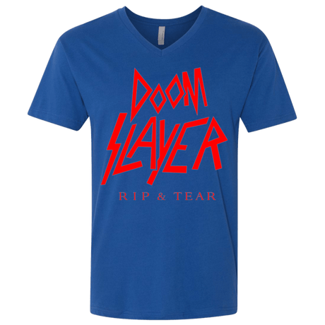 T-Shirts Royal / X-Small Doom Slayer Men's Premium V-Neck