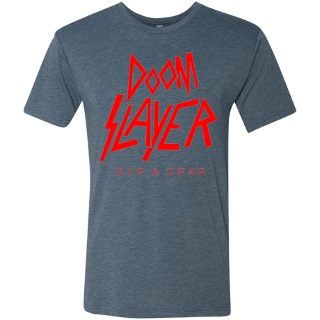 T-Shirts Indigo / Small Doom Slayer Men's Triblend T-Shirt