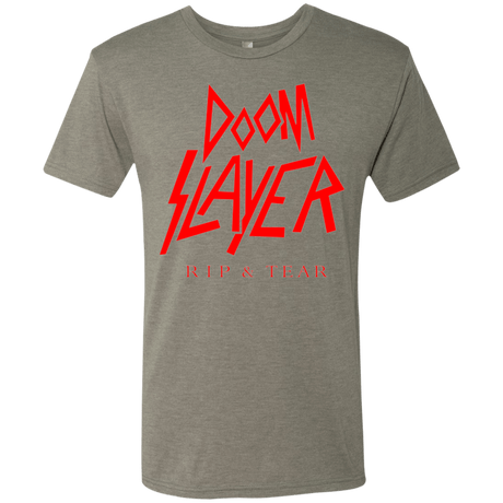 T-Shirts Venetian Grey / Small Doom Slayer Men's Triblend T-Shirt