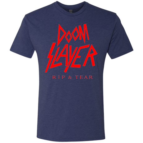 T-Shirts Vintage Navy / Small Doom Slayer Men's Triblend T-Shirt
