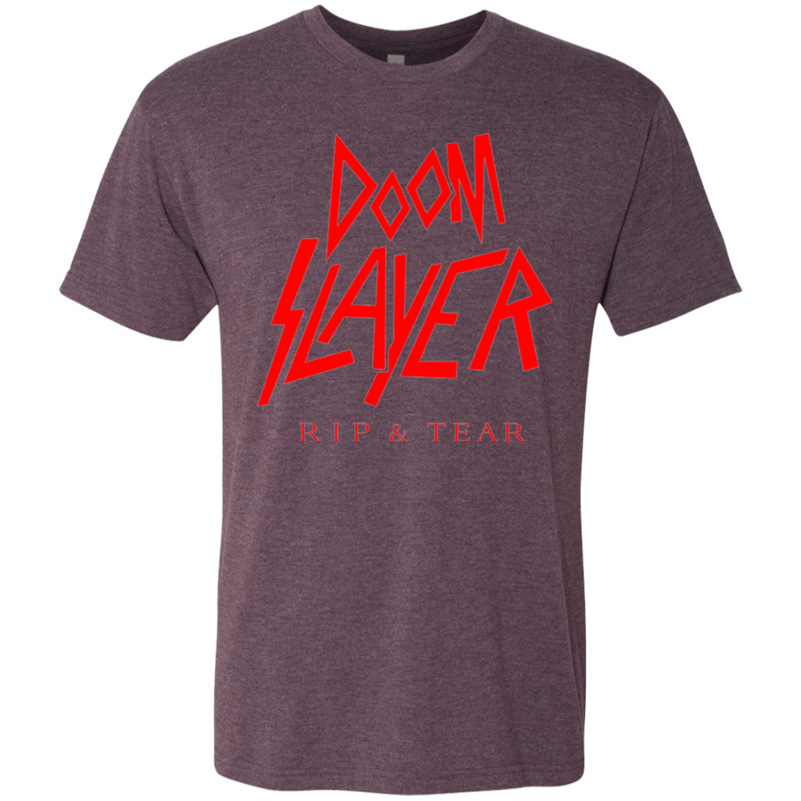 T-Shirts Vintage Purple / Small Doom Slayer Men's Triblend T-Shirt
