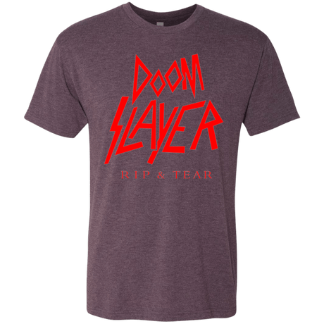 T-Shirts Vintage Purple / Small Doom Slayer Men's Triblend T-Shirt