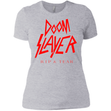 T-Shirts Heather Grey / X-Small Doom Slayer Women's Premium T-Shirt