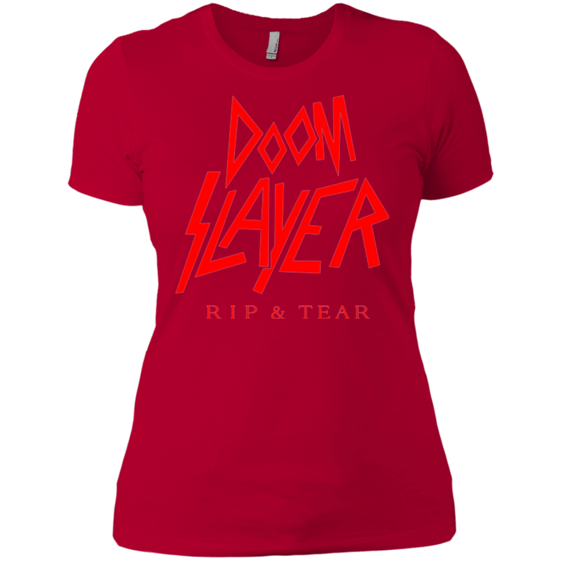 T-Shirts Red / X-Small Doom Slayer Women's Premium T-Shirt