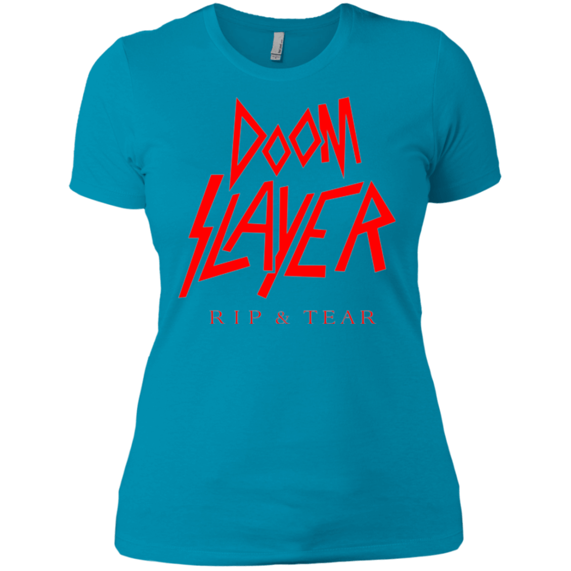 T-Shirts Turquoise / X-Small Doom Slayer Women's Premium T-Shirt