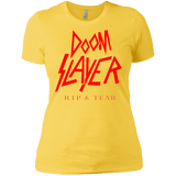 T-Shirts Vibrant Yellow / X-Small Doom Slayer Women's Premium T-Shirt